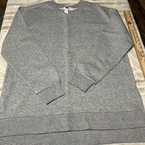 Alternative Gray Crewneck Women XL Sweater